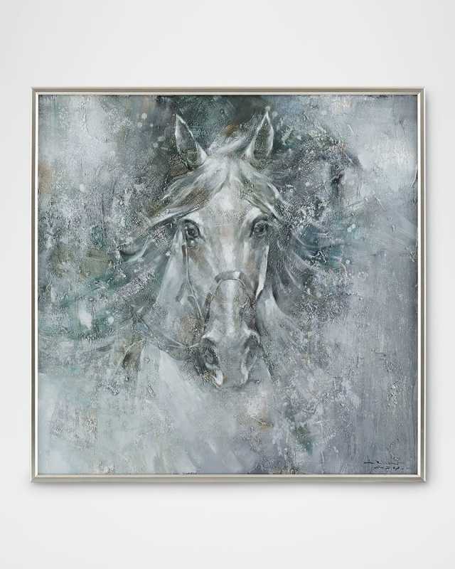 "Starlit Stallion" Original Painting by LM Zhou